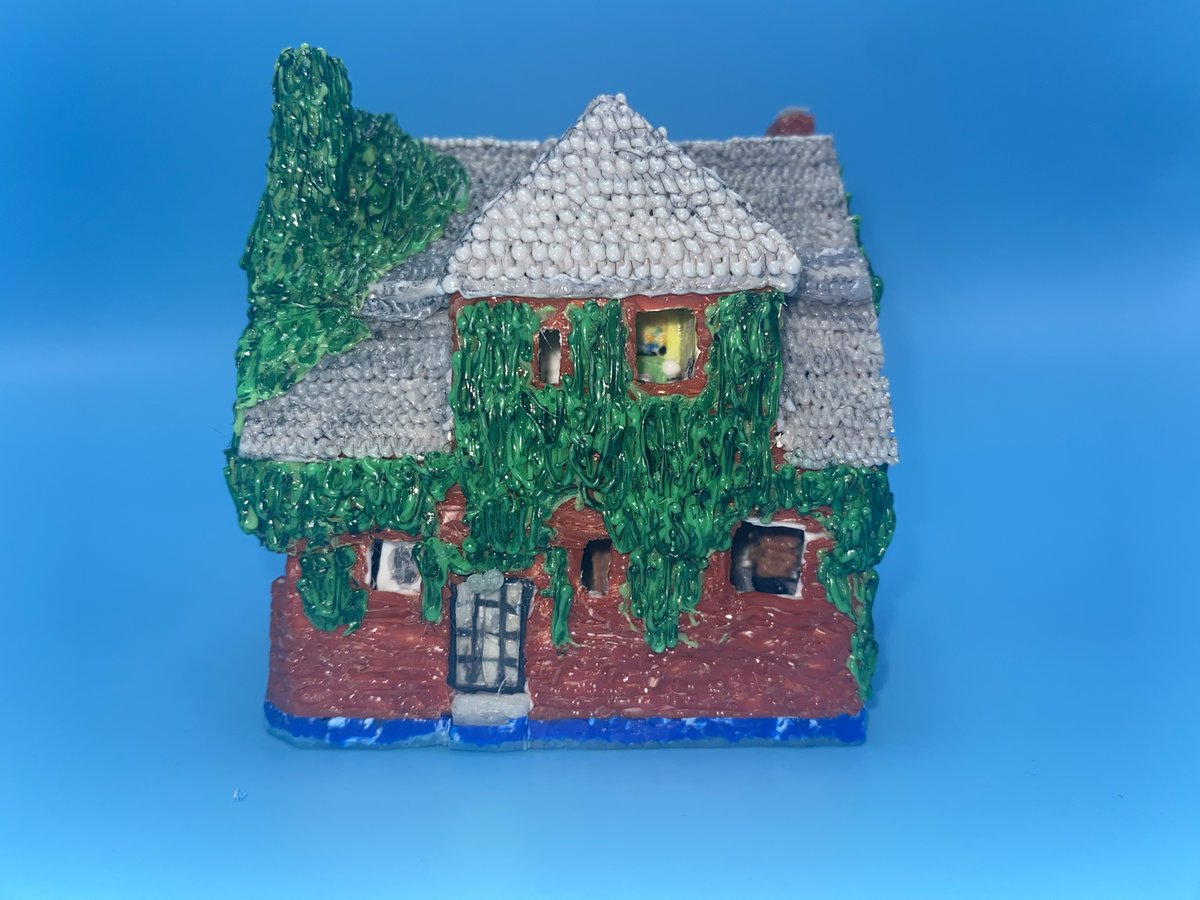 Artwork by Skyler Gallun &mdash; the ivy brick house, view 2