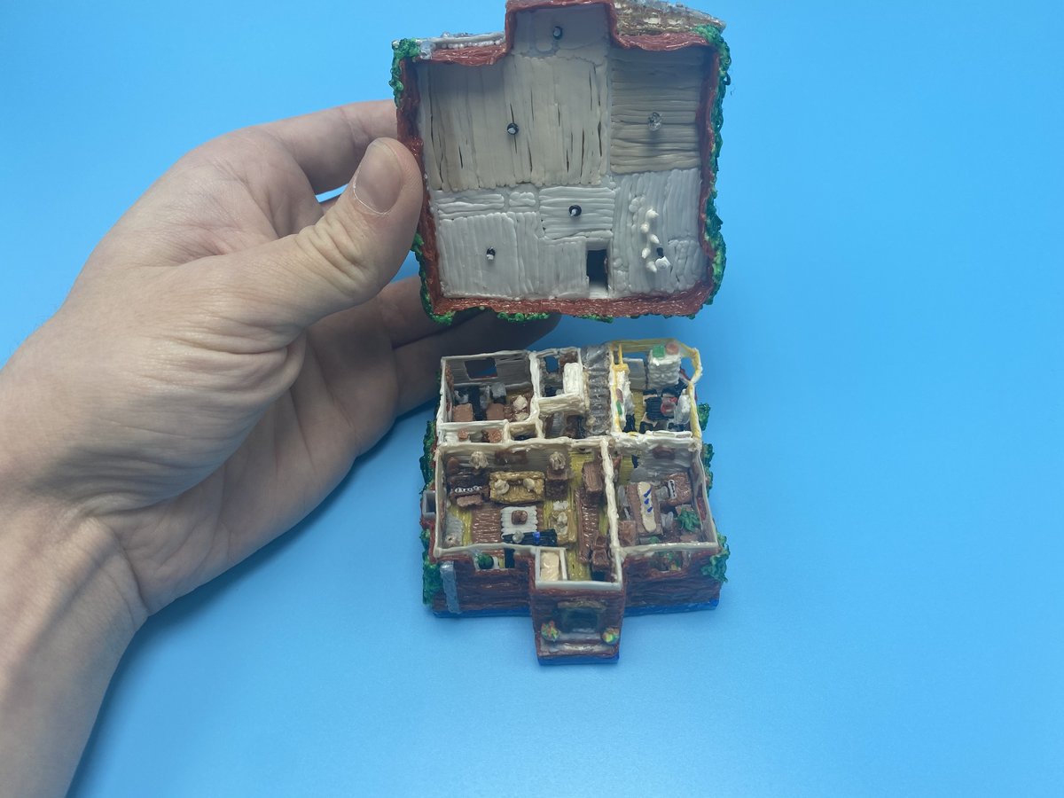 Artwork by Skyler Gallun &mdash; the ivy brick house, view 5