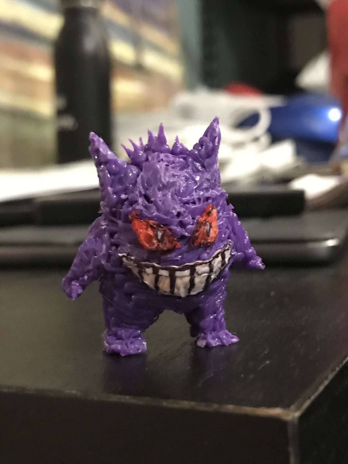 Artwork by Skyler Gallun &mdash; purple creature, view 1