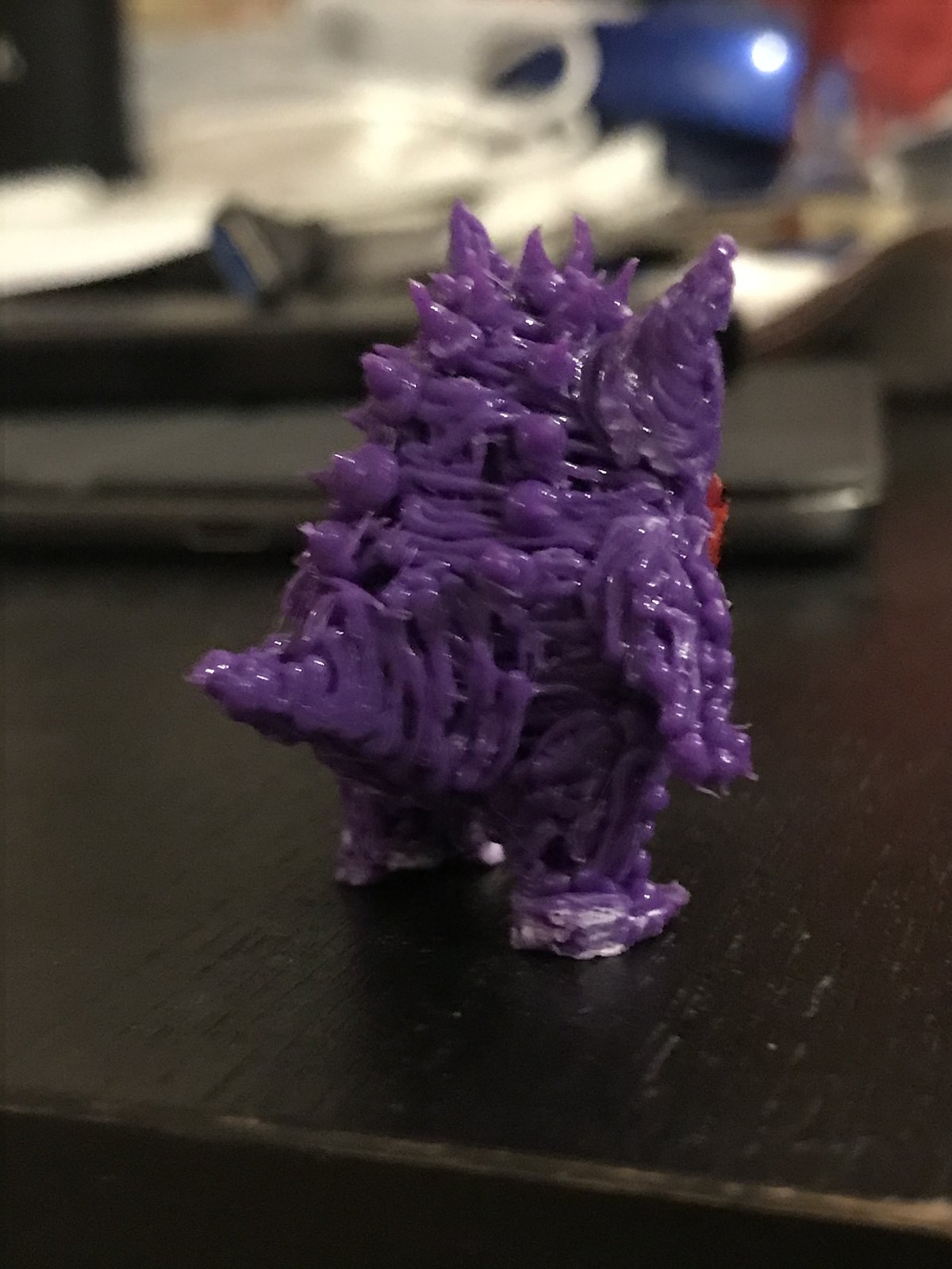 Artwork by Skyler Gallun &mdash; purple creature, view 3