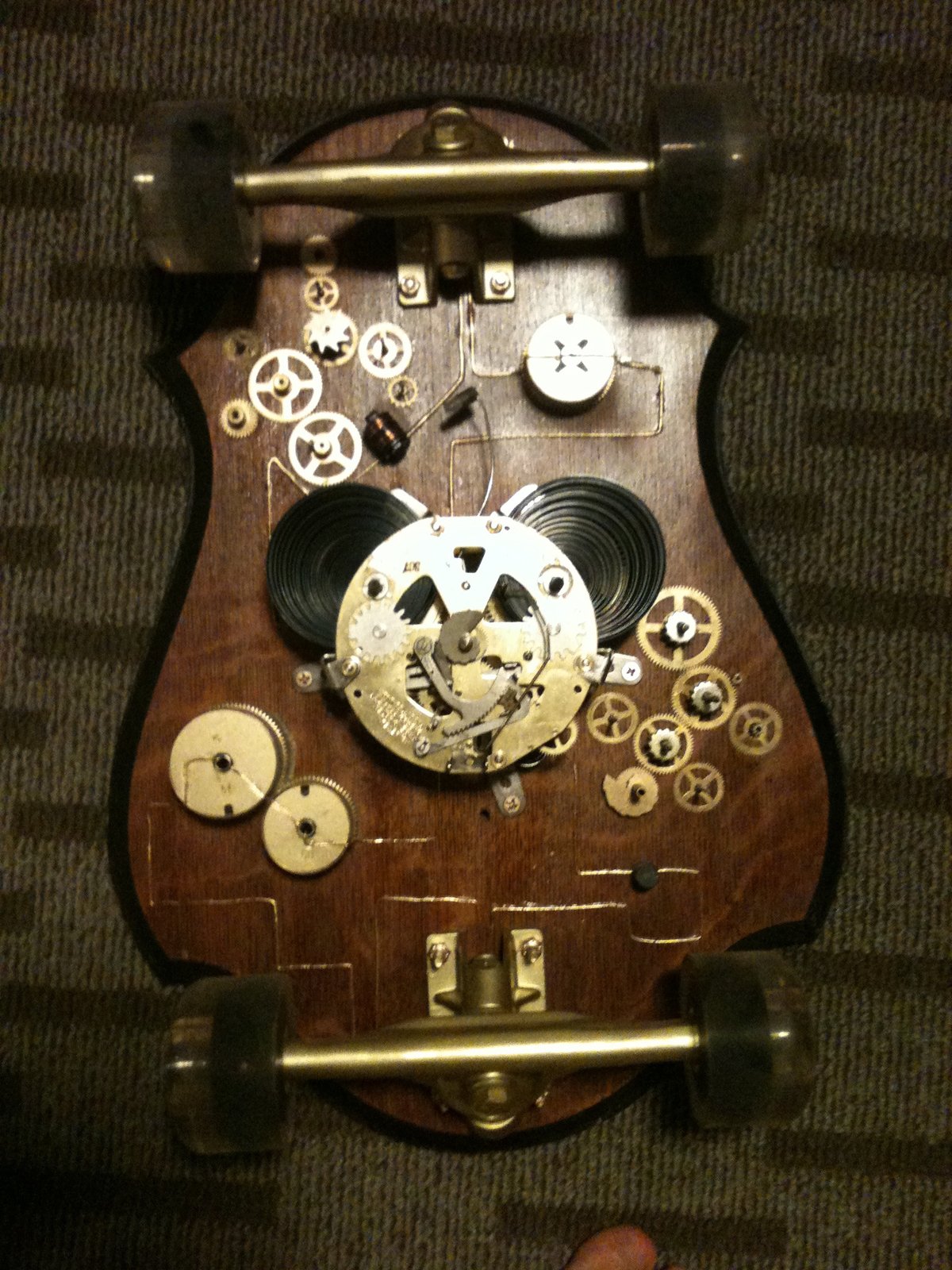 Artwork by Skyler Gallun &mdash; clockwork deck, view 1