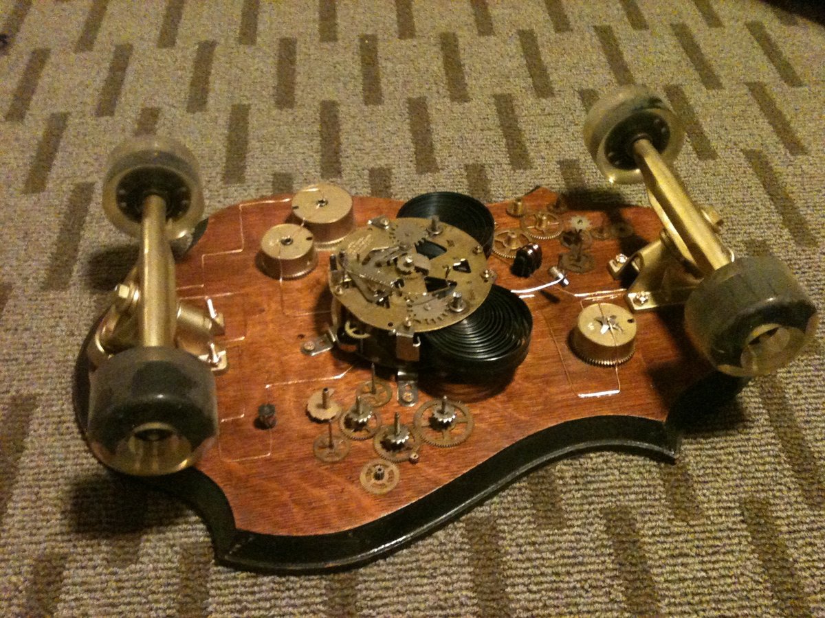 Artwork by Skyler Gallun &mdash; clockwork deck, view 2