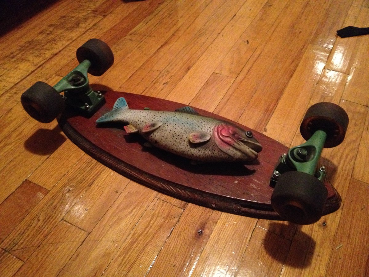 Artwork by Skyler Gallun &mdash; trout deck, view 2