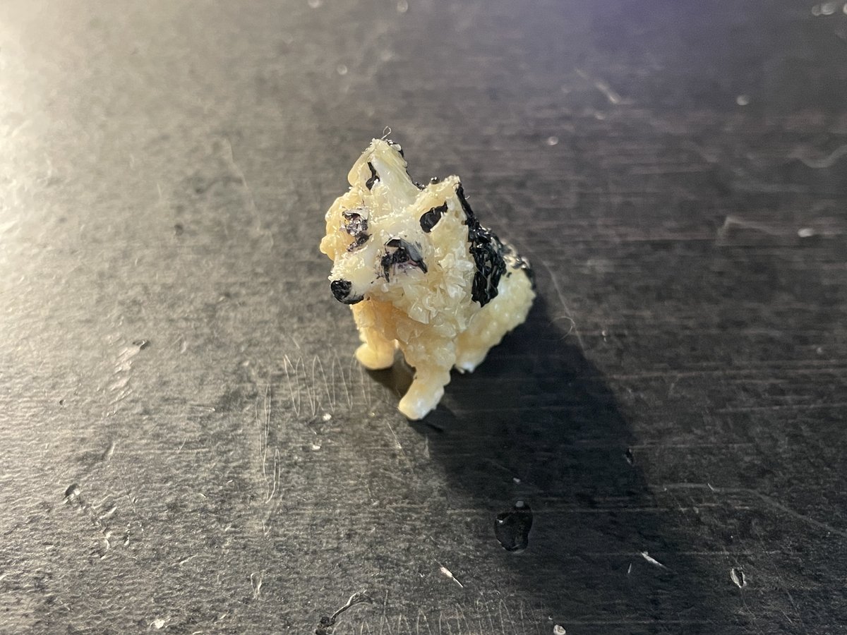 Artwork by Skyler Gallun &mdash; seated dog, view 2