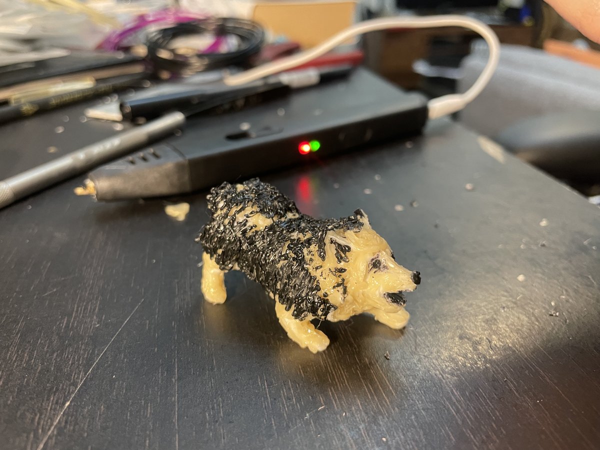 Artwork by Skyler Gallun &mdash; standing dog, view 3