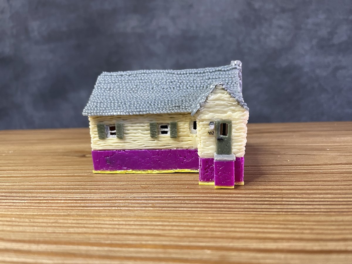 Artwork by Skyler Gallun &mdash; the shop building, view 2