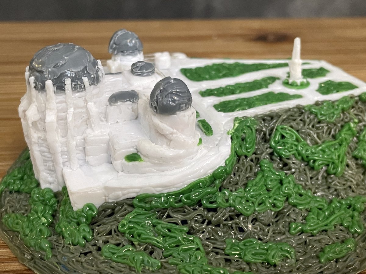 Artwork by Skyler Gallun &mdash; the domed complex, view 3